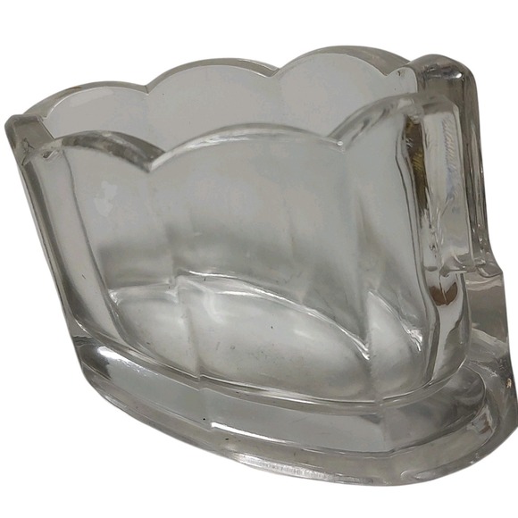 Fenton Other - The Clamborn Spoon Holder Clear Glass Made by Fenton Art Glass Company Four In